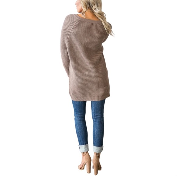 Military Hippie Sweater Dress A8 - Picture 2 of 14